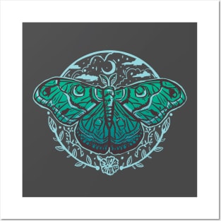 Moon moth Posters and Art